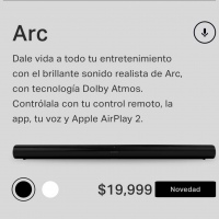 Barra de sonido sonos ARC