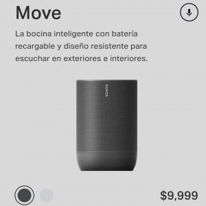 Bocina sonos Move